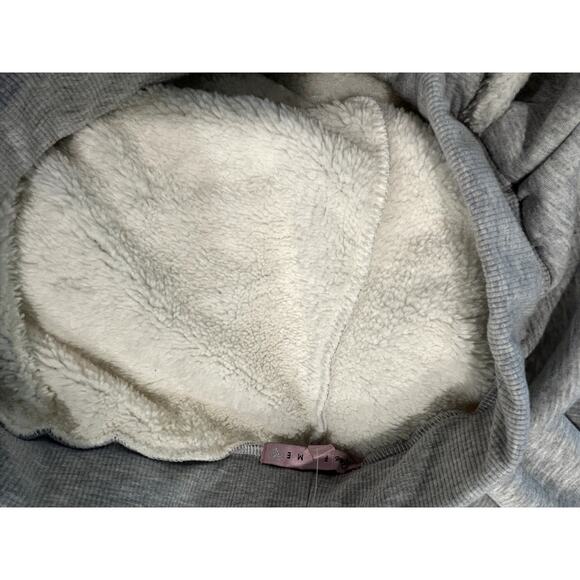 Crave Fame Juniors High-Rise Drawstring Pants Light Heather Grey Size Large NWT - Picture 5 of 5